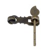 Chinflly Padlock Hasp Door Clasp Antique Heavy Duty Bronze Gate