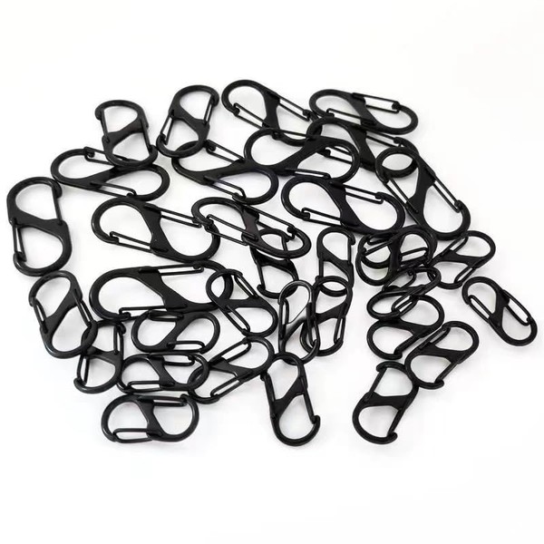 Carabiner, S-shaped Carabiner, 20 Pieces, S-Shaped Carabiner, Carabiner, Small, Stylish,