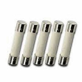 12A Slow Blow Ceramic Fuse 5x20mm T12A 250V (Pack of 5)