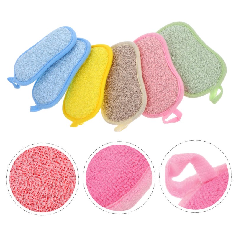 Mobestech 6 Pcs Dish Sponge Cleaning Sponges Multipurpose Sponge Multi