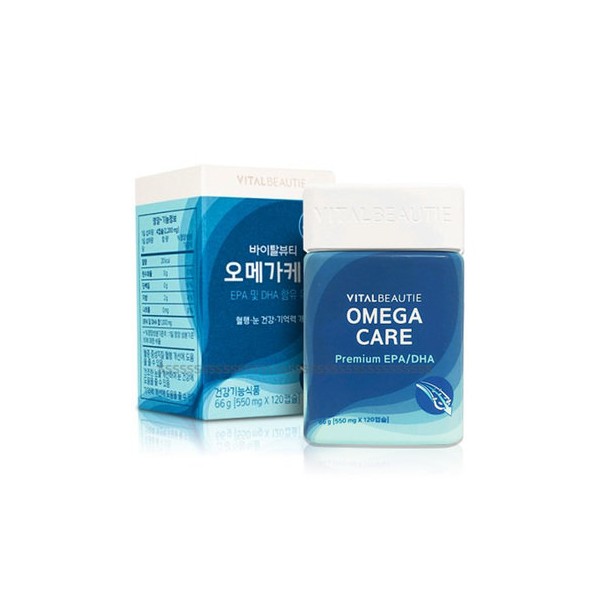 Vital Beauty Omega Care 66g_120 capsules (30 days worth) / 바이탈뷰티 오메가케어 66g_120캡슐 (30일분)