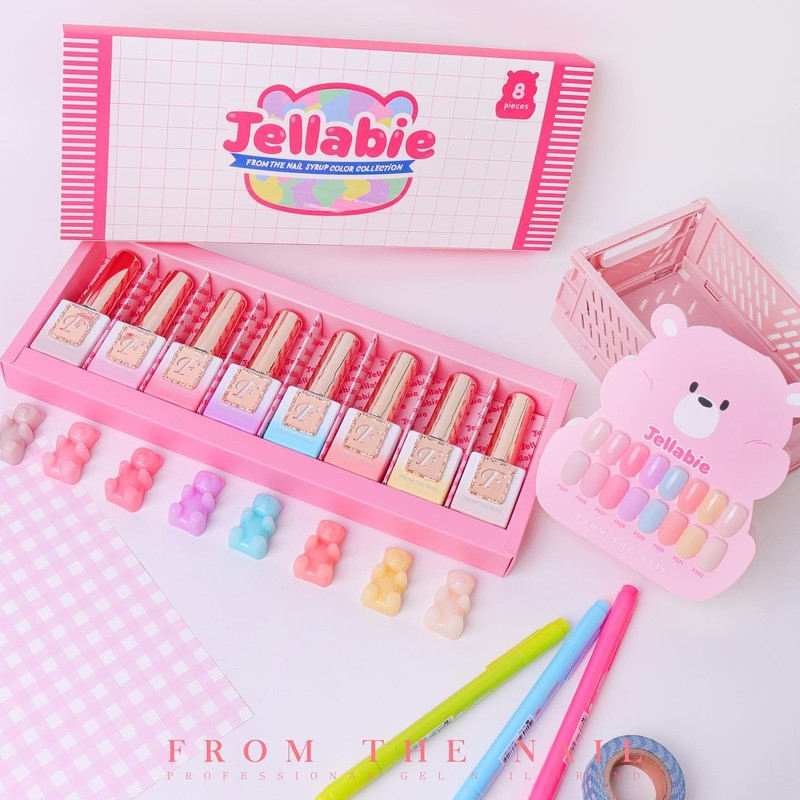 From the Nail Jelaby Syrup Gel 8-piece set / 프롬더네일