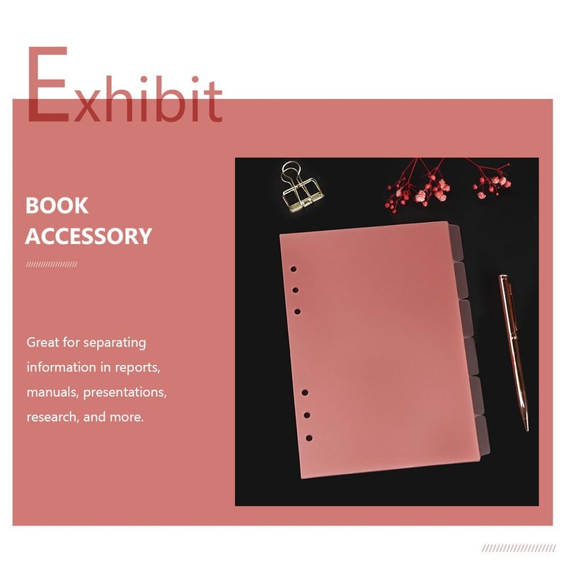Operitacx A5 Dividers | Pack of 12 Dividers for 6