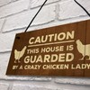 RED OCEAN Novelty Chicken Sign Funny Coop Hen House Plaque