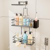 HapiRm Shower Caddy Hanging Organiser - 2 Tier Shower Organiser