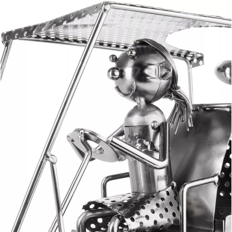 BRUBAKER Bottle Holder Female Golf Player in Golf Cart -