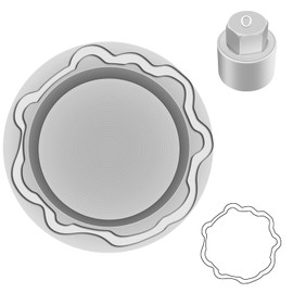 JEUCLEL Type O Wheel Locking Nut Key Compatible with New Model Land Rover
