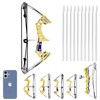 TIETHEKNOT 5.7”/5.8”/7.2” Archery Compound Bow and Arrow Set RH/LH for