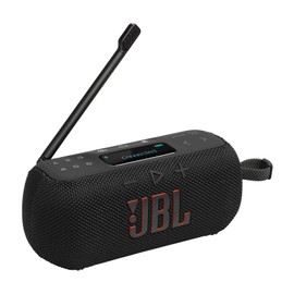 JBL Tuner 3 Portable DAB/DAB+/FM Bluetooth Radio with 6 Presets, Up to 15H Playtime, IP68 Waterproof & Dustproof, Auracast Multi-Speaker Connection, Compatible with JBL Portable App, Black