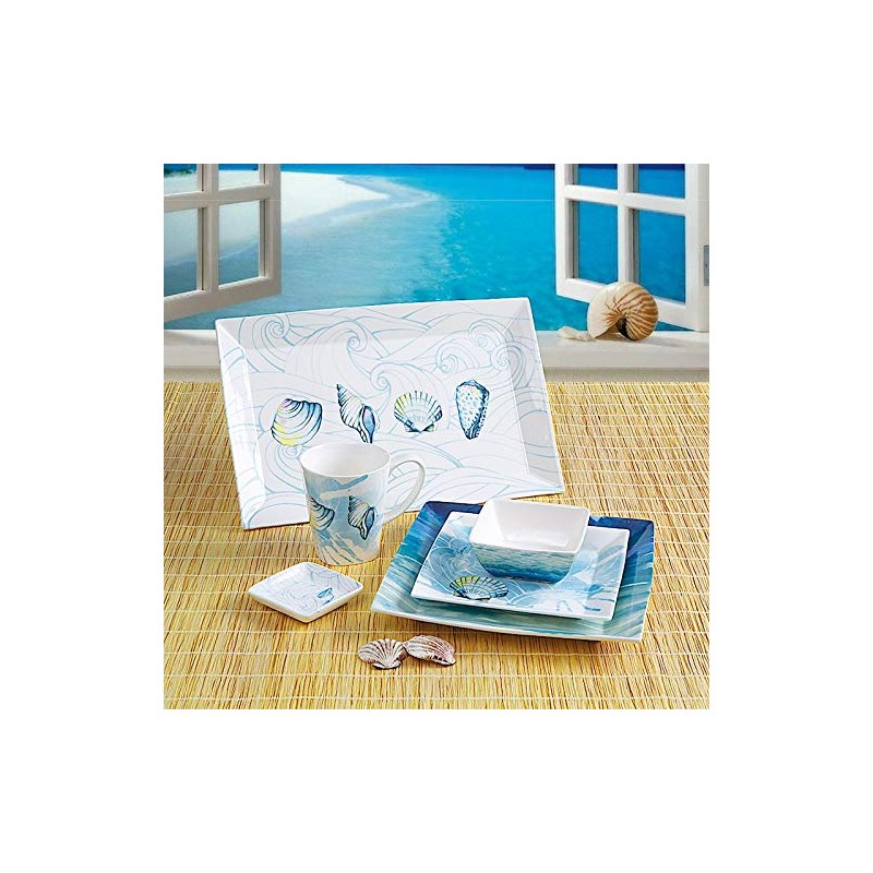 Island Plantations Lauren Roth Designer Hawaiian Ceramic Dinnerware Collection -