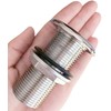 Marine Grade 316 Stainless Steel Full Threaded Through Hull Pipe