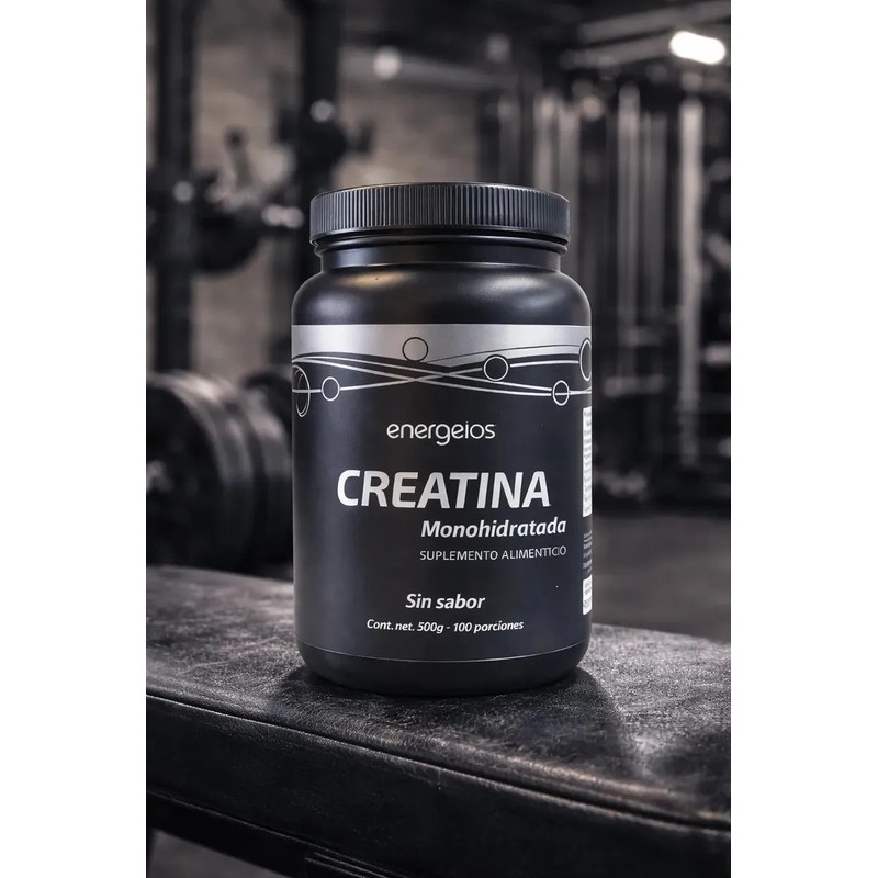 Biotina 120 Caps Y Creatina Monohidratada 500mg Energios Sin Sabor