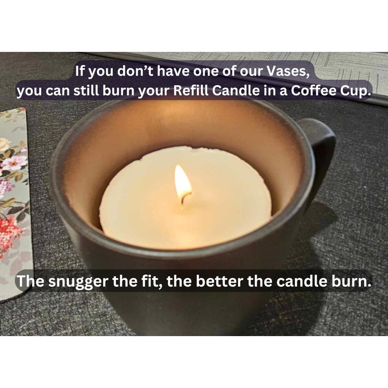 Moonlight Path Vase Candle - Blend of Summer Flowers. (Refill