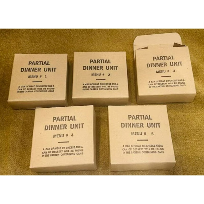 World War II Edible Rations - Partial Dinner Unit -