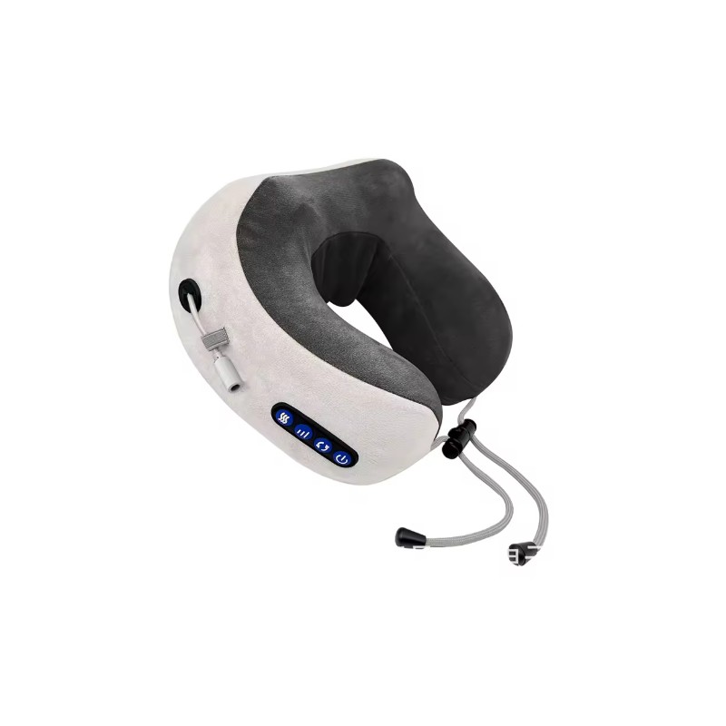 Rechargeable U-Shaped Neck Massager with Heat – 3D Kneading, Vibration