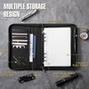 Kosibate Tactical Notebook Padfolio Ring Binder with 80 Sheets, Tactical