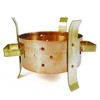 IBA Indianbeautifulart Royal Traditional Copper Brass Food Warmer Indian Sigdi