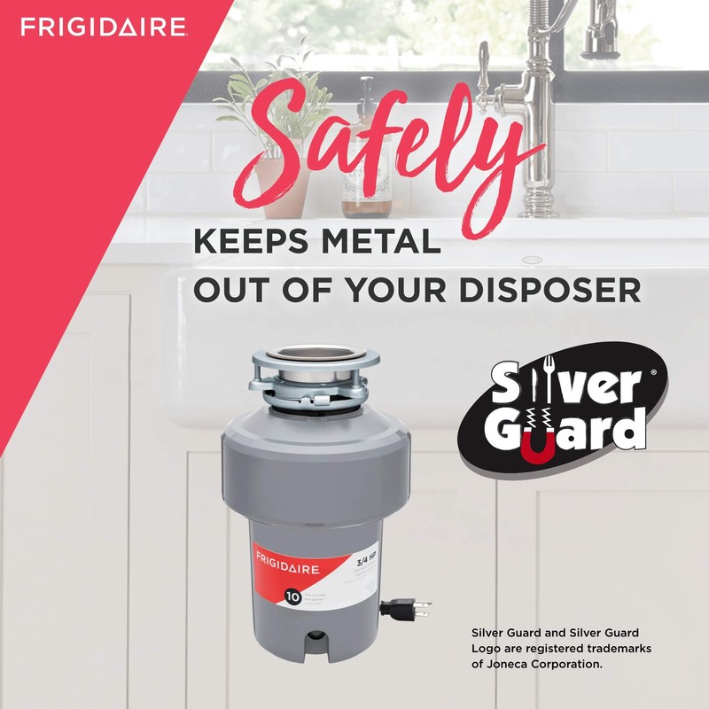 Frigidaire 3/4 HP Corded Garbage Disposal for Kitchen Sinks |