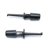 Hxchen 10Pcs Black Mini Grabber Test Probe Single Hook Clip