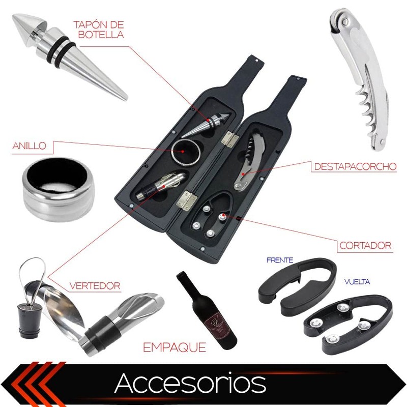 RD ROYAL COOK Set DE Vino Juego DE Accesorios para