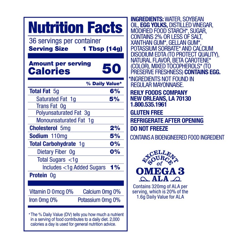 Blue Plate Light Mayonnaise, 18 Fl Oz Squeeze Bottle (Pack