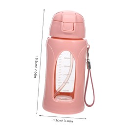 BESPORTBLE 1 Set Portable Water Bottle with Measurement Markings for Gym Sports Outdoor Activities Lightweight Design for Easy Carrying and Hydration