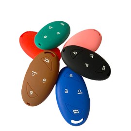 KULCSOK Fob Cover fit for Hyundai Kona Ioniq 6 Sonata Santa Fe Elantra Hybrid Grandeur GN7 2024 2023 Key Cover Case Silicone Key Holder Key Protector 5/7 Buttons (Black+Brown)