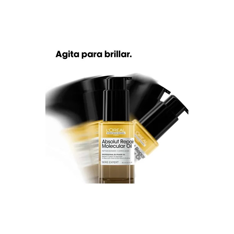 Kit Loreal Absolut Repair Mol Pre Trat Leave Serum Oil