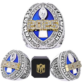 2025 Fantasy Football Championship Ring And Case Fantasy Football Trophy League Winner (one, size 9)