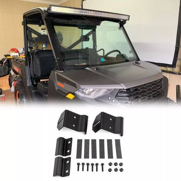 WSAYS For Polaris Ranger Pro-Fit Cage Front Roof 50"/52" LED