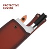 Hemoton Universal Leather Knife Sheath for Kitchen and Outdoor Use,Synthetic