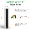 Ronaqua 4 pcs Big Blue CTO Carbon Block Water Filters