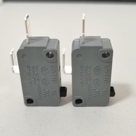 2PACK New Microwave Door Switch for GE WB24X823 WB24X829 WB24X10029 WB24X10047 WB24X100719