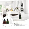 VICASKY 3pcs Square Foaming Pump Bottles Portable Travel Hand Soap
