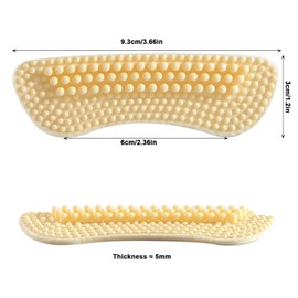 Apvok Heel Inserts Pads for Shoes Self-Adhesive Heel Grips Liner Cushions for Too Big/Loose Shoe Non Slip Heel Protectors Filler Improved Shoe Fit and Comfort for Men and Women