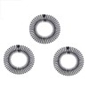 comb Headband full circle stretch comb 3pcs tooth flexible plastic
