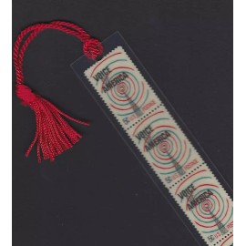 Voice of America "Radio Broadcasting" - Vintage Set of 4 Stamps Bookmark Unique!