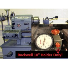 Rockwell / Delta 10 in. metal lathe carriage Dial Indicator Holder!