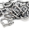 Set of 10 Steel Shackle for Paracord Bracelets Cords etc