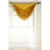 Stylemaster Tribeca Faux Silk Grommet Waterfall Valance with Beaded Trim,