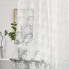 YJ YANJUN White Lace Shower Curtain - Victorian Shower Curtain