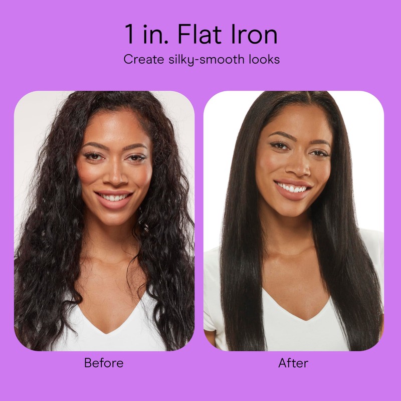 INFINITI PRO CONAIR Rose Gold Ceramic Flat Iron Hair Straightener,