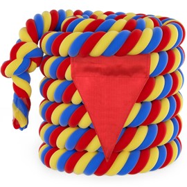 Thadavo Field Day Tug of War Rope for Kids and Adults, Family Reunion Birthday Party Games, Summer Outside Lawn Games, Camping Picnic Carnival Games, Perfect for Team Building Activities, Color 60FT