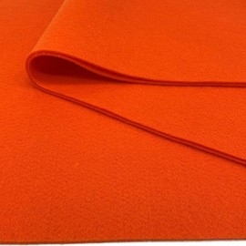 Ice Fabrics Craft Felt Fabric by The Yard - 72" Wide & 1.6mm Thick Acrylic Felt - Soft and Durable Orange Fabric for DIY Arts & Crafts, Decorations and More - 1 Yard Orange