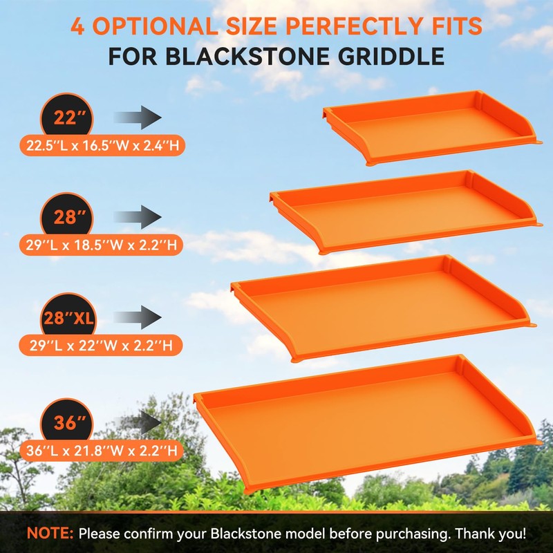 Silicone Griddle Mat for Blackstone - 22 inch Griddle Protective
