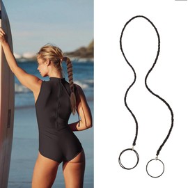 Colorful Ponytail Holders Hair Ties for Sports,Elastic Braided Hair Ties No Damage, Pony Tail Wrap for Long Hair for Gym, Swimming，Diving
