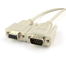Networx Computer Cables - Serial/Null Modem (6 Feet, Serial - DB9M/F)