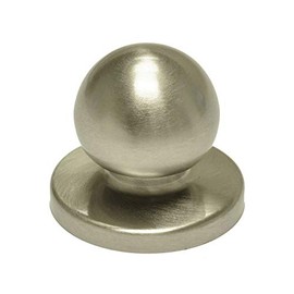 Better Home Products Bi-Fold Door Knob with Back Plate Satin Nickel