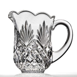 Godinger Water Pitcher Carafe, Iced Tea Pitcher, Cocktail Pitcher, Beer Pitcher, Beverage Serverware, - 46oz