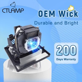CTLAMP Original ET-LAE1000 / LAE1000 Projector Lamp Bulb with Housing Compatible with PANASONIC PT-AE1000 PT-AE1000E PT-AE1000U PT-AE2000 PT-AE2000E PT-AE2000U PT-AE3000 PT-AE3000E